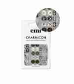 Наклейки для нігтів E.MI Charmicon 3D Silicone Stickers (197 Кольорові смайлики)