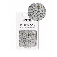 Наклейки для нігтів E.MI Charmicon 3D Silicone Stickers (189 Своя атмосфера)