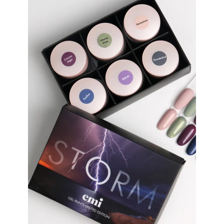 Набір E.MI Storm гель-фарб 6*5 мл