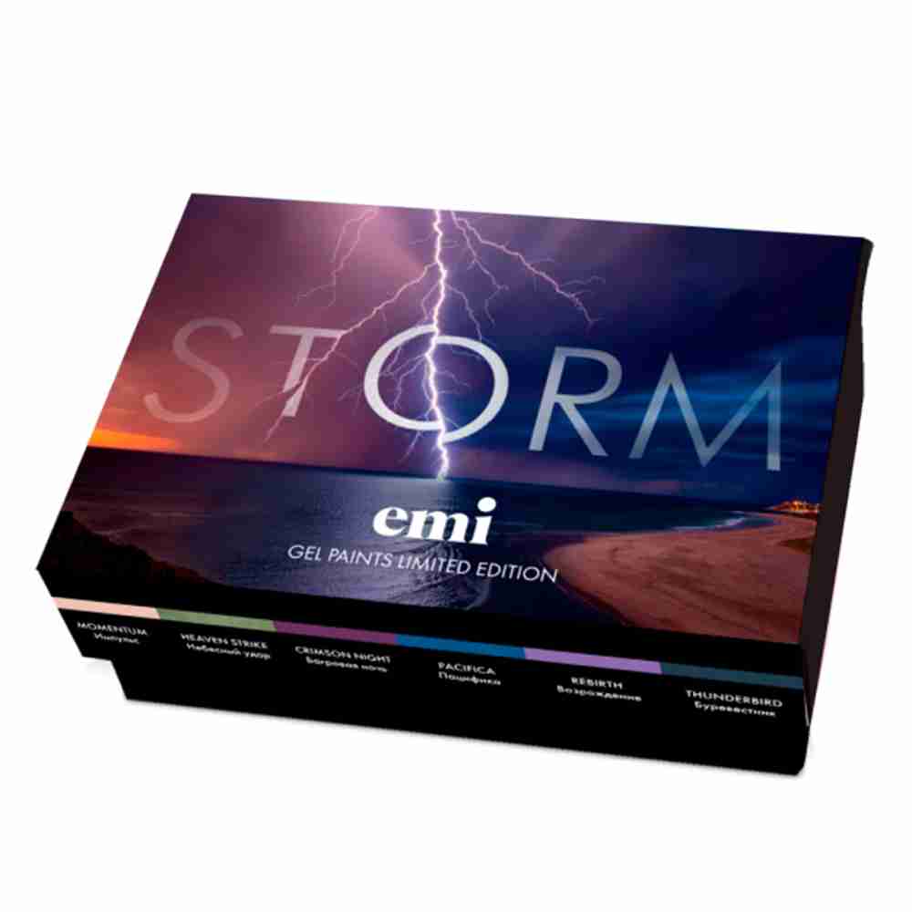 Набір E.MI Storm гель-фарб 6*5 мл