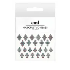 Трафарет-слайдер E.MI 5D NailCrust GLASS (№3 Бароко)