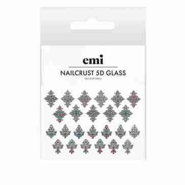 Трафарет-слайдер E.MI 5D NailCrust GLASS (№3 Бароко)