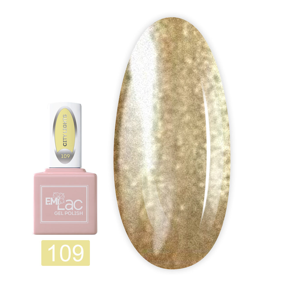 Гель-лак E.MI Lac 9 мл (109 Вогні міста)