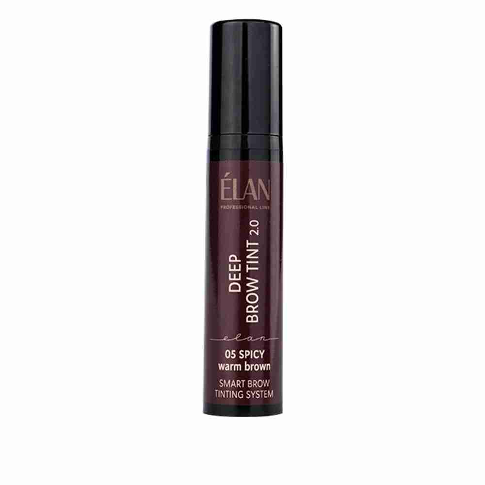 Фарба для брів Elan із тривалим ефектом Deep Brow Tint 20 мл (05 SPICY Warm Brown)