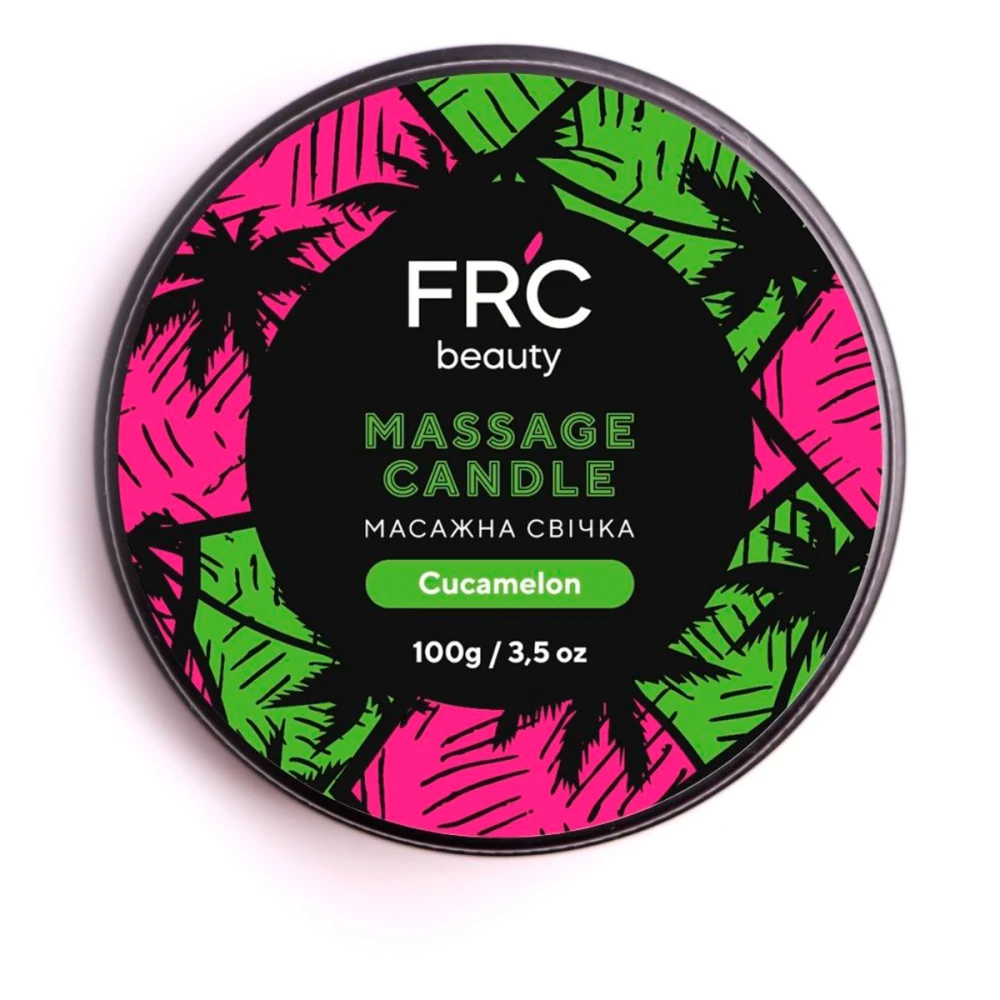 Свеча массажная FRC 100 гр (Cucumelon (огурец-арбуз))