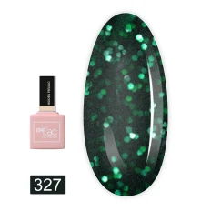 Гель лак E MiLac 9 мл (327 Зеленый сапфир)