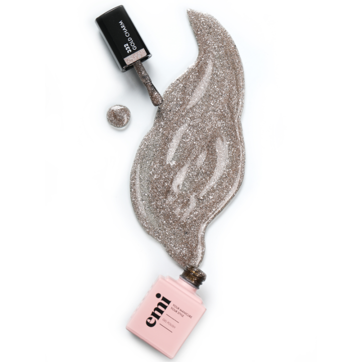 Гель лак E MiLac 9 мл (332 Золотая подвеска)