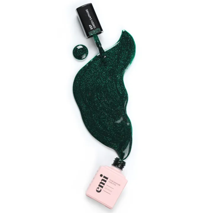 Гель лак E MiLac 6 мл (327 Зеленый сапфир)
