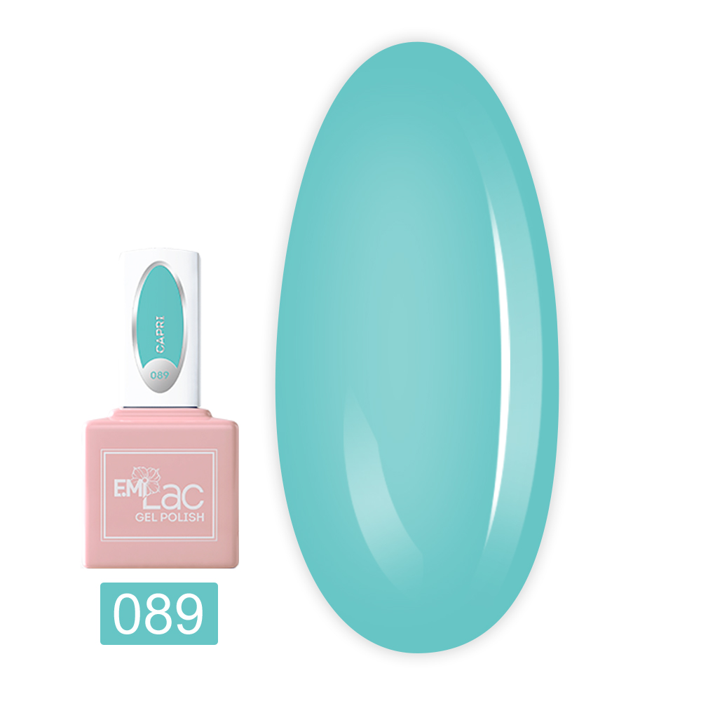 Гель лак E.MI Lac 9 мл (089 Капри)
