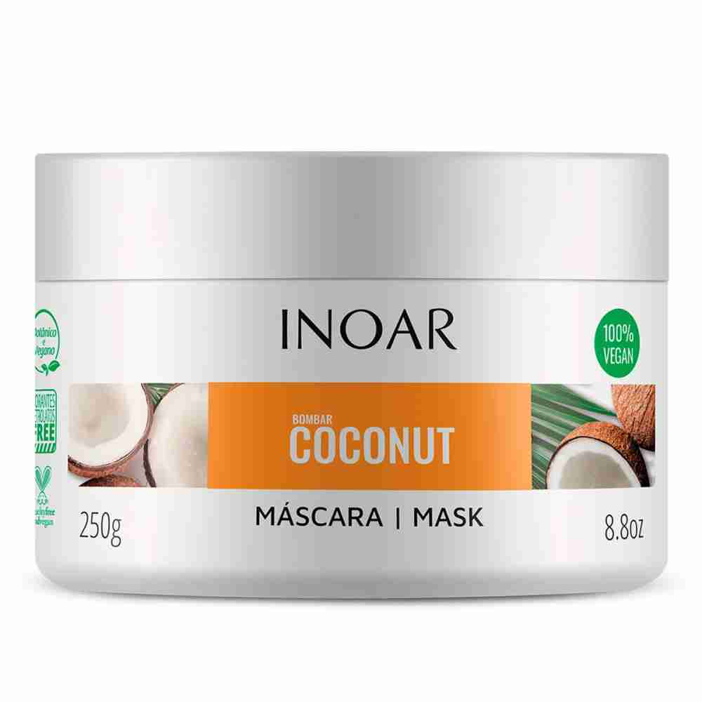 Маска для роста волос INOAR Bombar Coconut 250 г