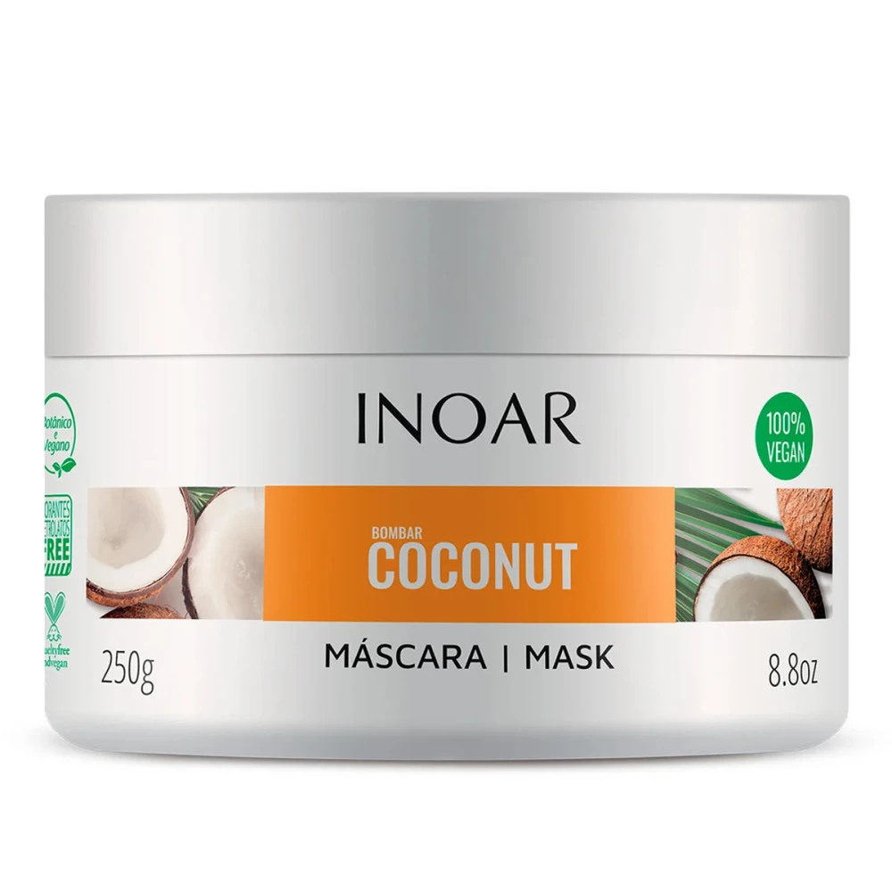 Маска для росту волосся INOAR Bombar Coconut 250 г