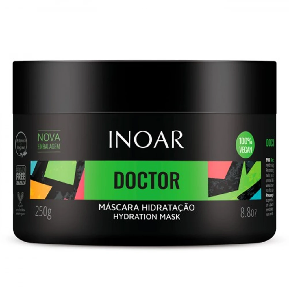 Маска для увлажнения волос INOAR DOCTOR Hydration 250 г