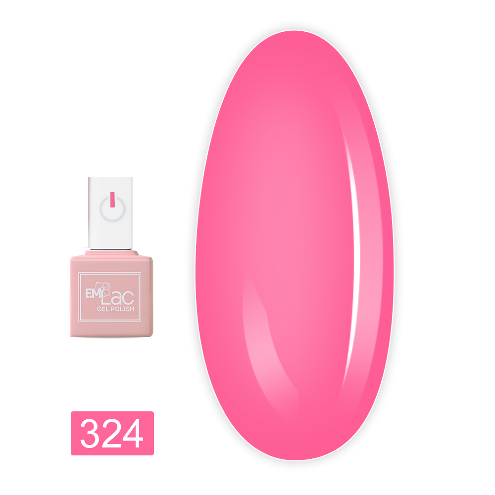 Гель лак E MiLac 9 мл (324 Capsule pink)