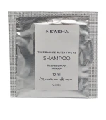 Шампунь срібний, що нейтралізує, NEWSHA True Blond Silver 10 ml