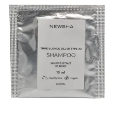 Шампунь нейтрализующий серебряный NEWSHA True Blond Silver 10 ml
