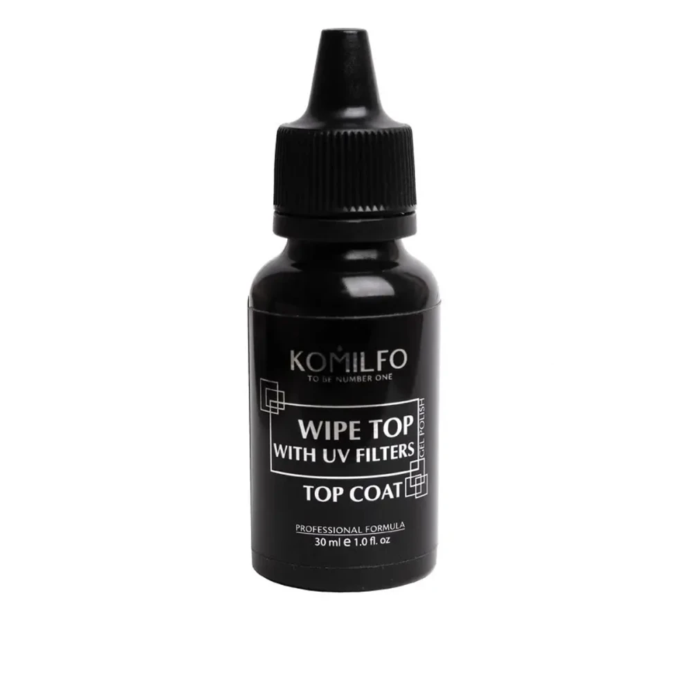Топ Wipe KOMILFO для гель лака с липким слоем 30 мл