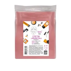 Серветка-нагрудник PANNI MLADA медична 3-х шарова 33х41 см (50 шт) (рожевий)