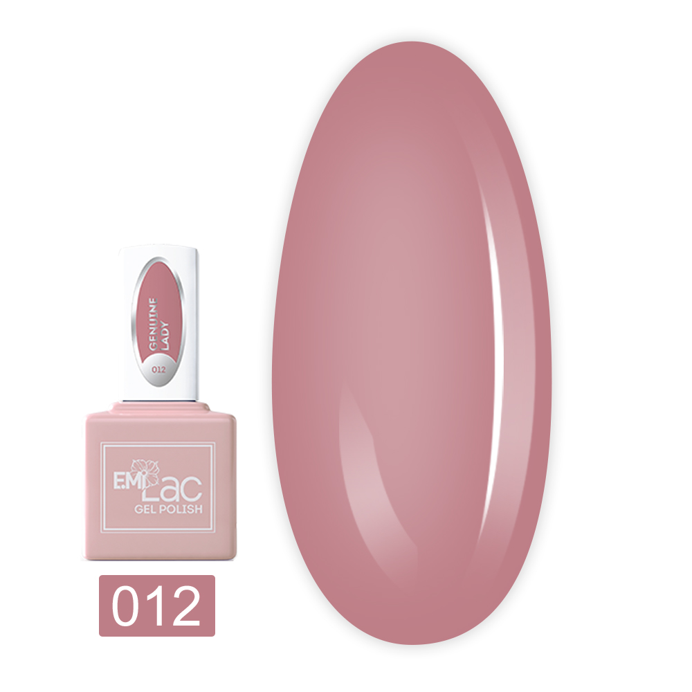 Гель-лак E.MI Lac 9 мл (012 Справжня леді)