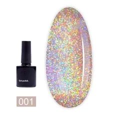 Гель лак светоотражающий FRC AURA Cat eye 8 мл (001)