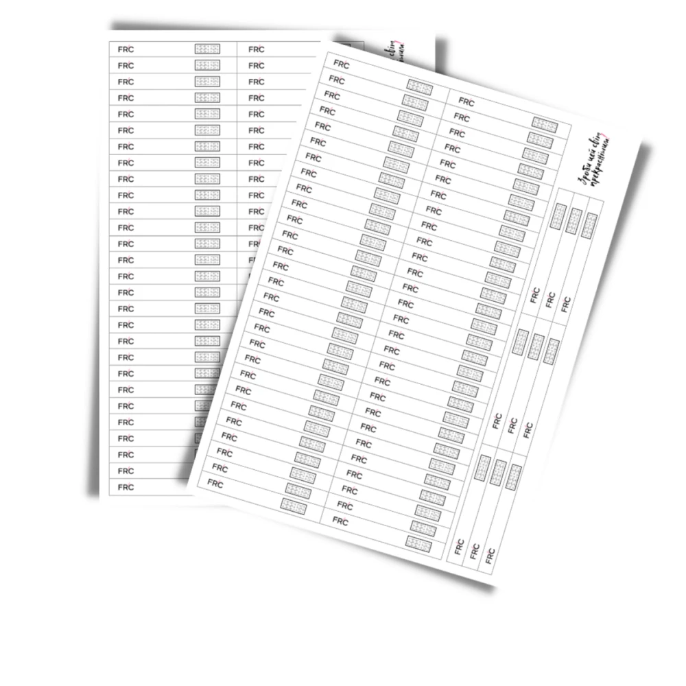 Наклейка на типсу FRC (1 л)