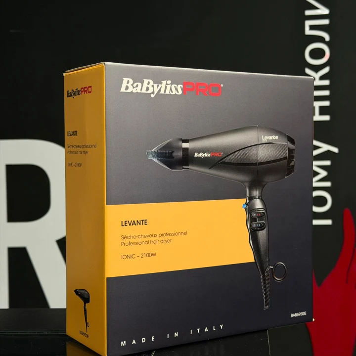 Фен Babyliss LEVANTE Ionic 2100 W черный