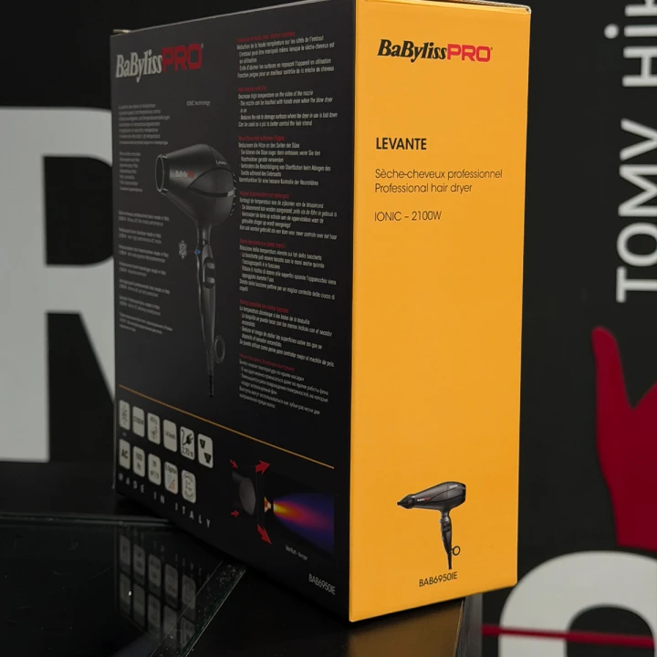 Фен Babyliss LEVANTE Ionic 2100 W черный