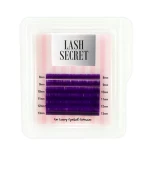 Ресницы Lash Secret Фиолетовые 6 линий (0.1D (8-13))