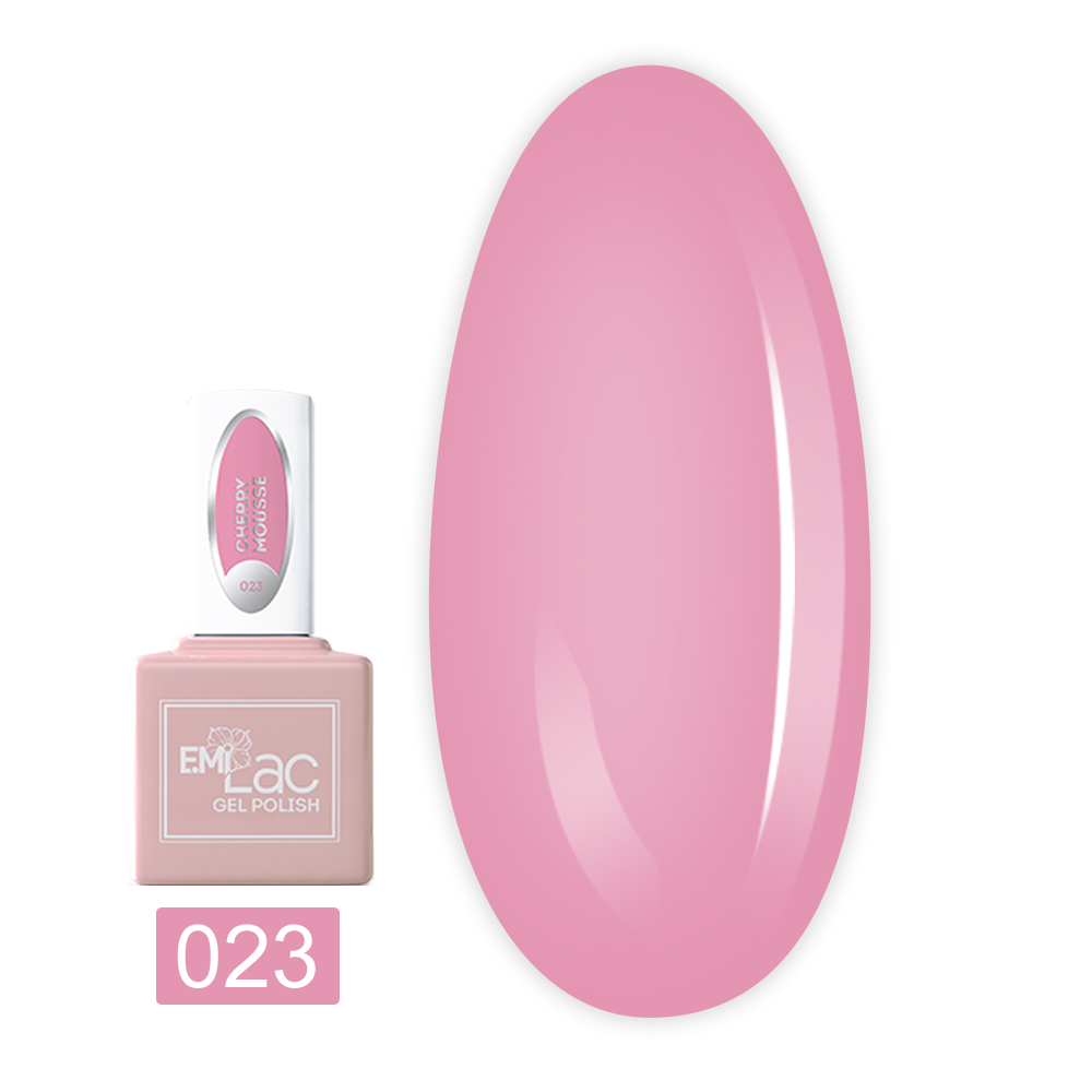 Гель-лак E.MI Lac 9 мл (023 Вишневий мус)