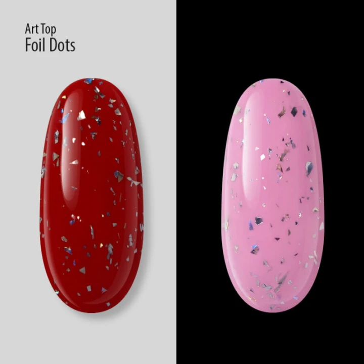 Топ PNB Art Top UV/LED 8 мл (Foil Dots)