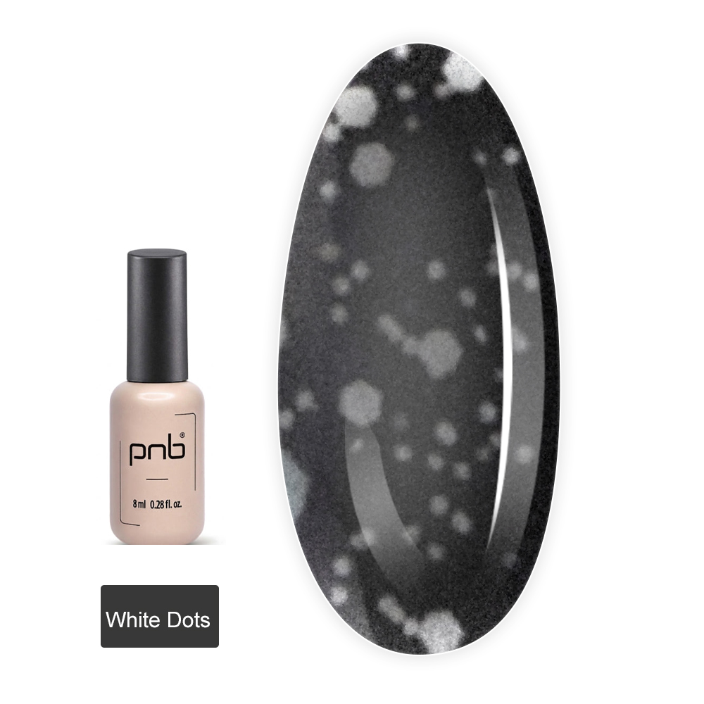 Топ PNB Art Top UVLED 8 мл (White Dots)