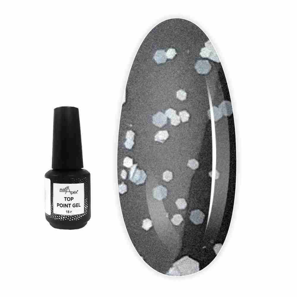 Топ NailApex White Point Gel 15 мл