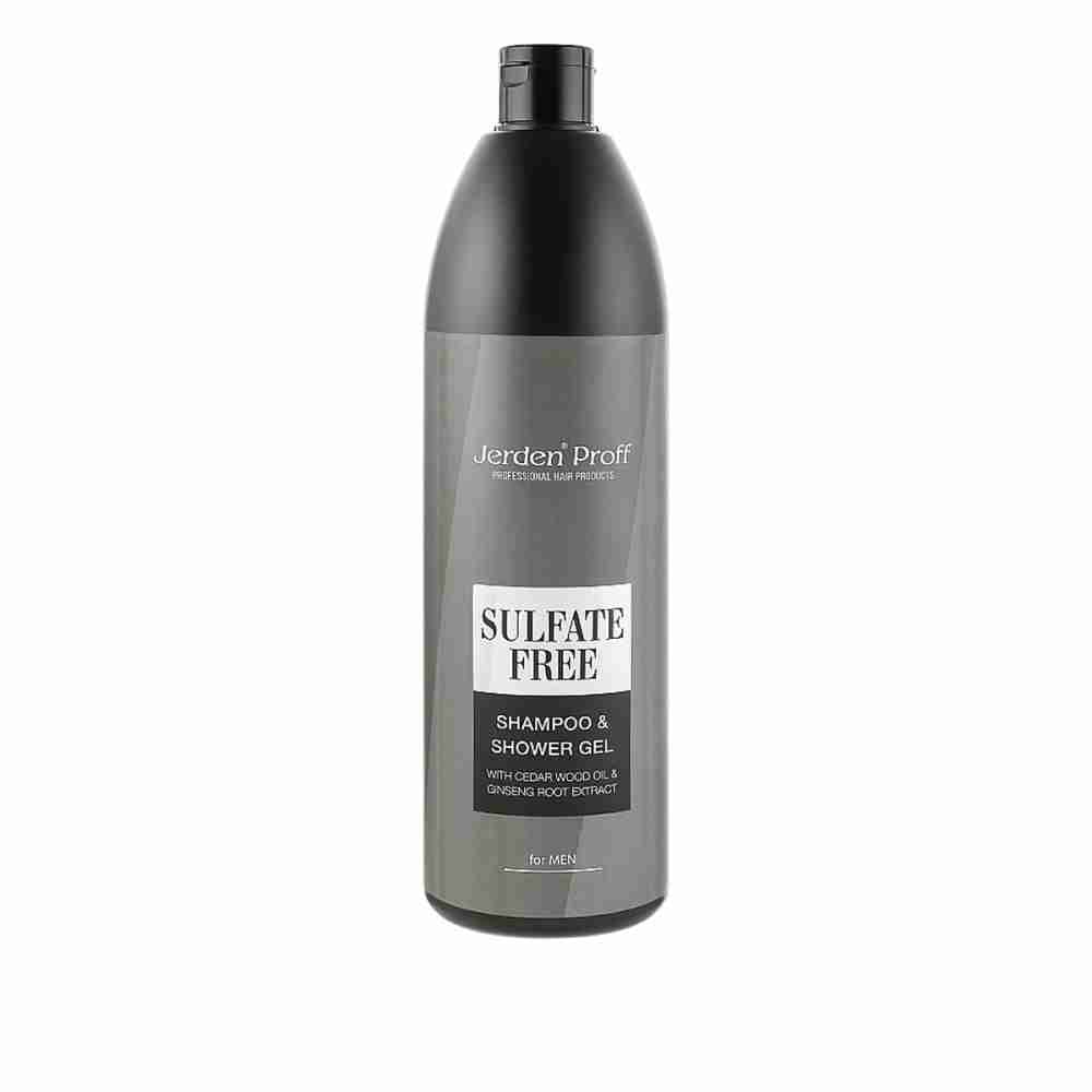 Шампунь-гель для душу безсульфатний чоловічий Jerden Proff Sulfate free Shampoo & Shower gel  1 л