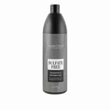 Шампунь-гель для душа мужской безсульфатный Jerden Proff Sulfate free Shampoo & Shower gel  1 л