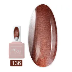 Гель лак E.MI Lac 9 мл (136 Багровый глянец)