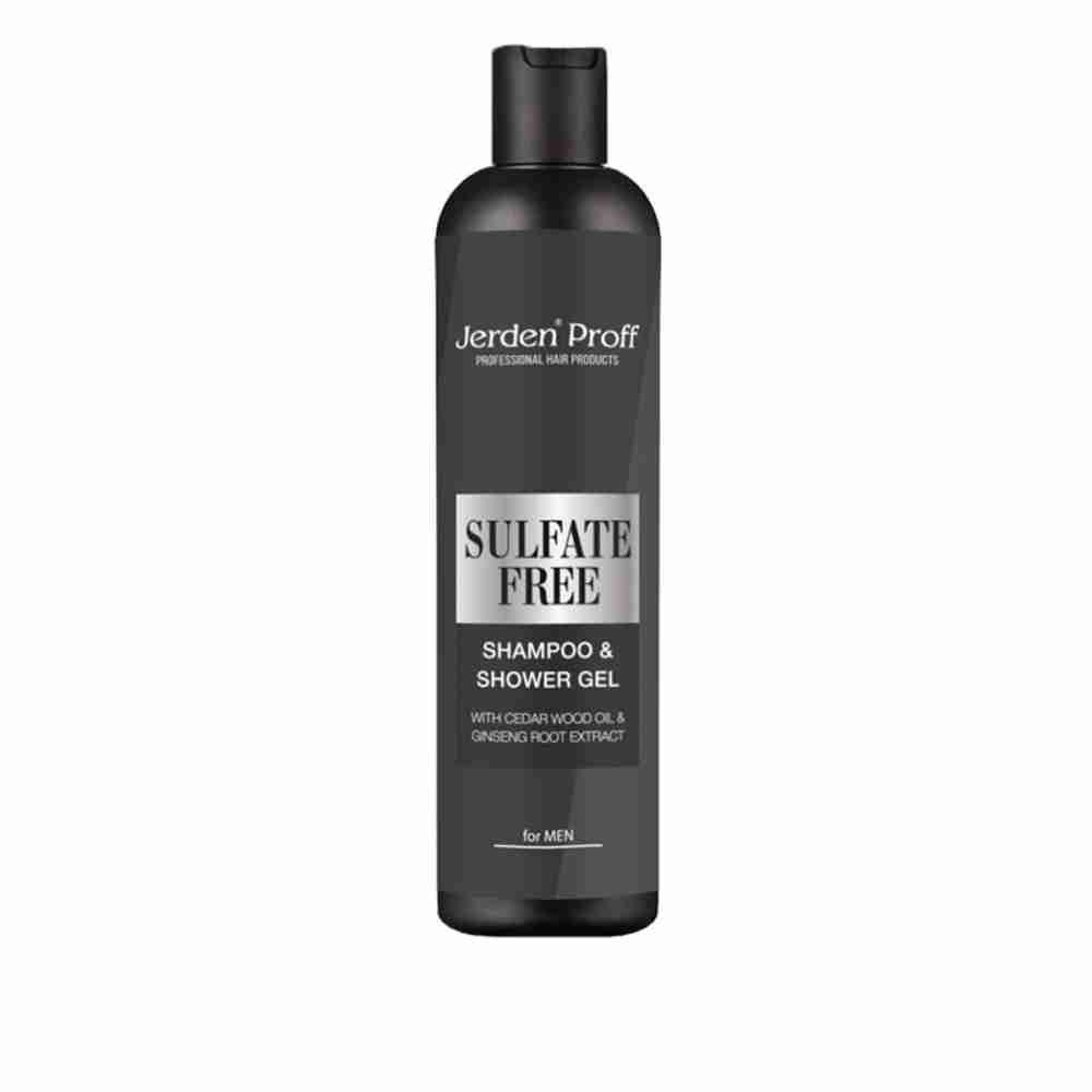 Шампунь-гель для душа мужской безсульфатный Jerden Proff Sulfate free Shampoo & Shower 300 мл