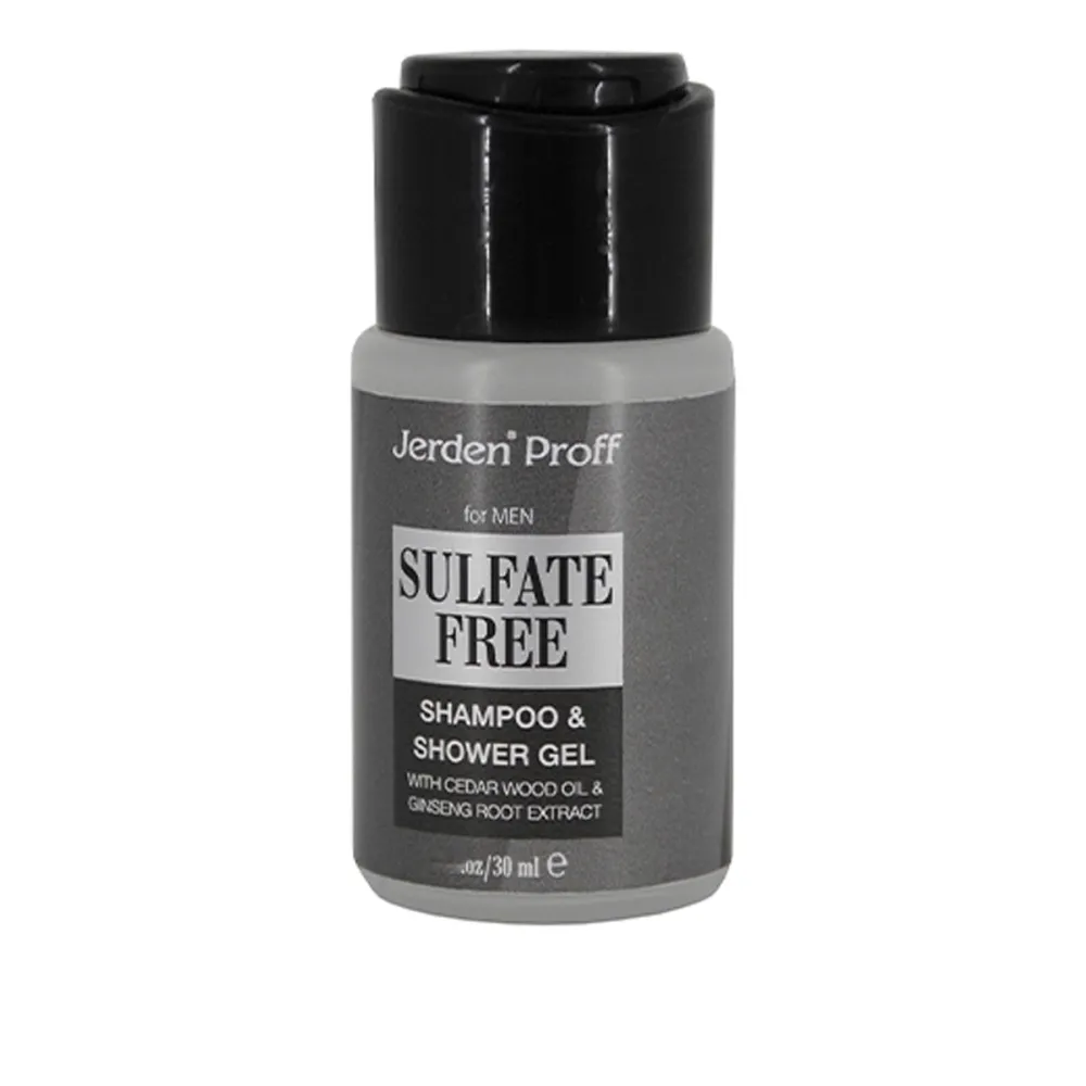 Шампунь-гель для душа мужской безсульфатный Jerden Proff Sulfate free Shampoo & Shower gel 30 мл