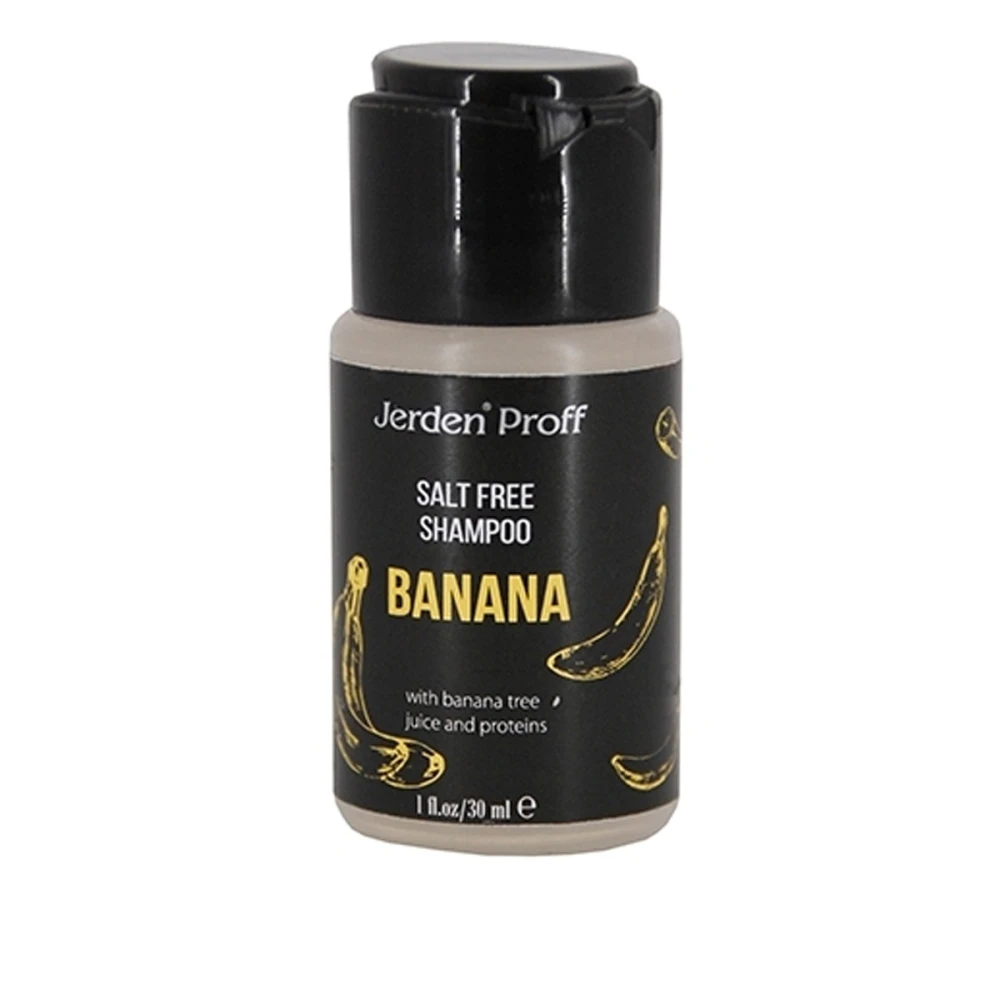 Шампунь без соли для тонких и ослабленных волос Jerden Proff Banana 30 мл
