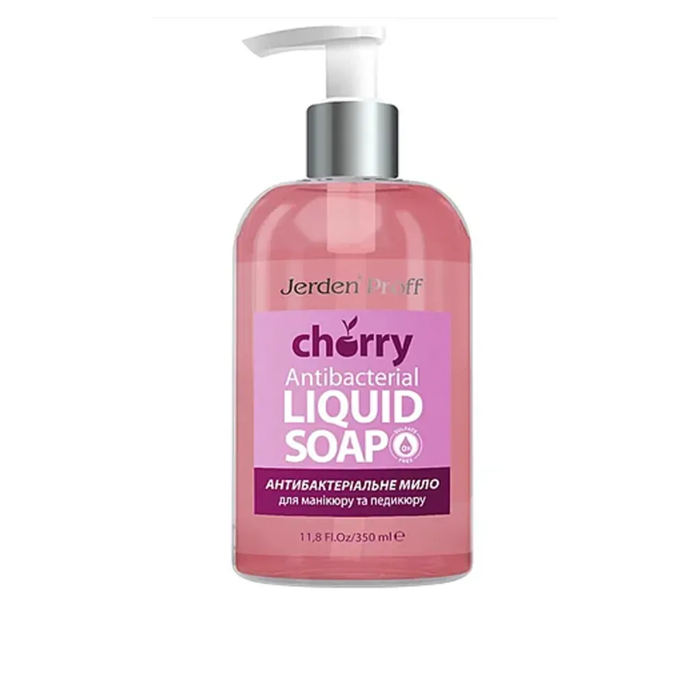 Мило антибактеріальне рідке для манікюру та педикюру Jerden Proff 350 мл (Cherry)