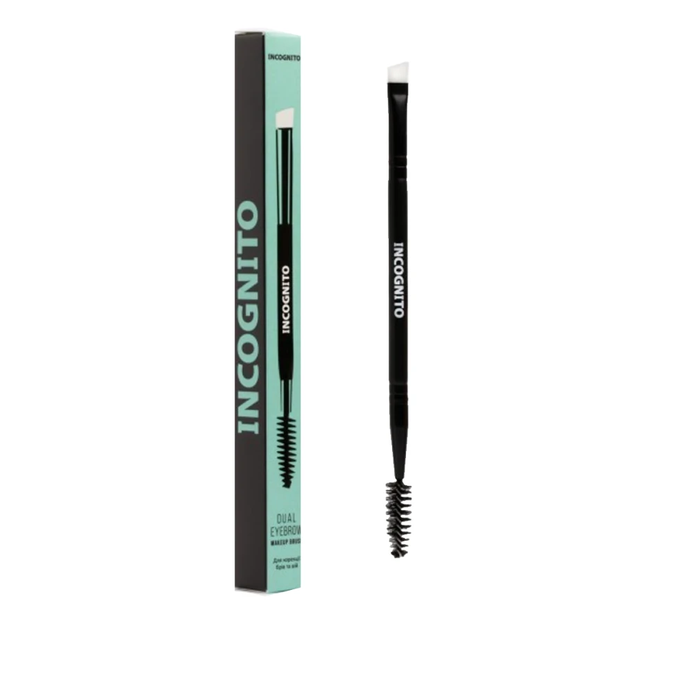 Пензель для корекції брів та вій Incognito Dual Eyebrow