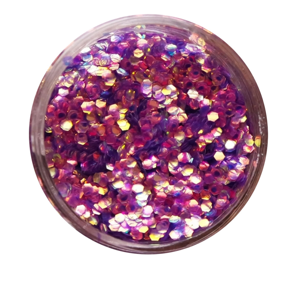 Круги мини "пупырышки" NailApex (123 хамелеон сиреневый)