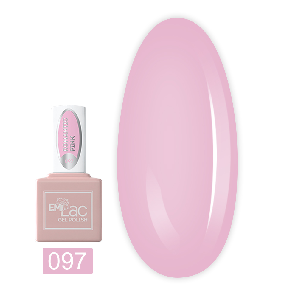 Гель-лак E.MI Lac 9 мл (097 Романтичний рожевий)