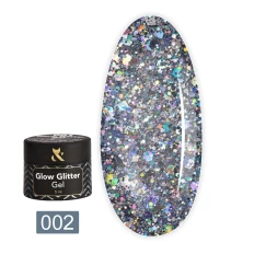 Гель FOX Glow Glitter Gel 5 мл (002)