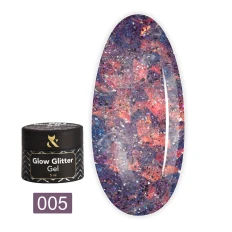 Гель FOX Glow Glitter Gel 5 мл (005)