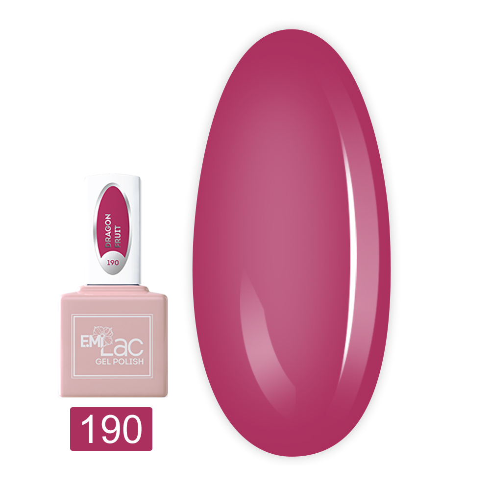 Гель-лак E.MI Lac 9 мл (190 Драгонфрут)