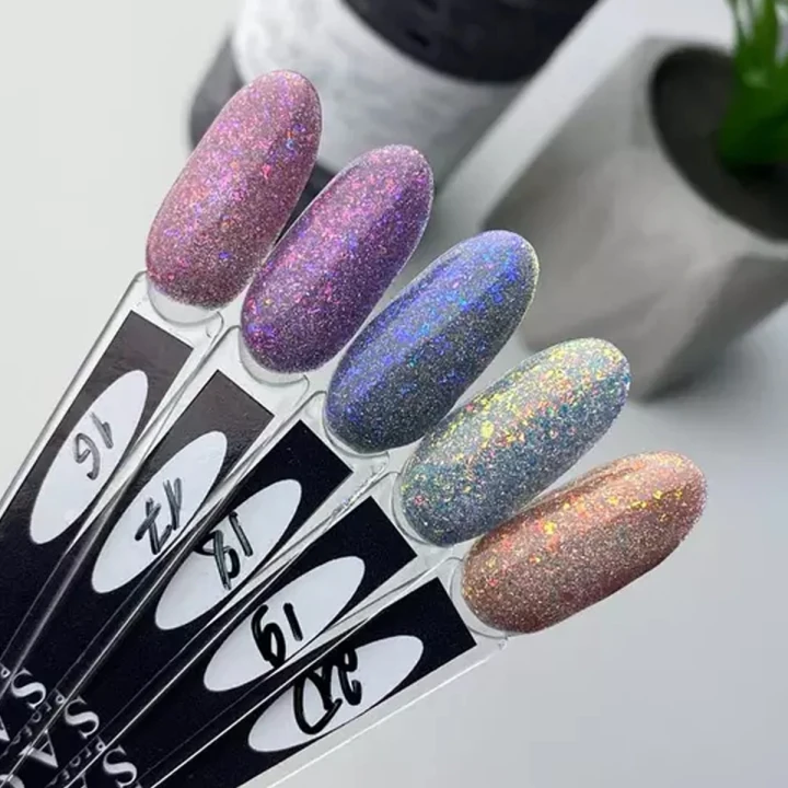 Saga Гель лак Saga Fiery gel світловідбивний 8/9 мл (018 )