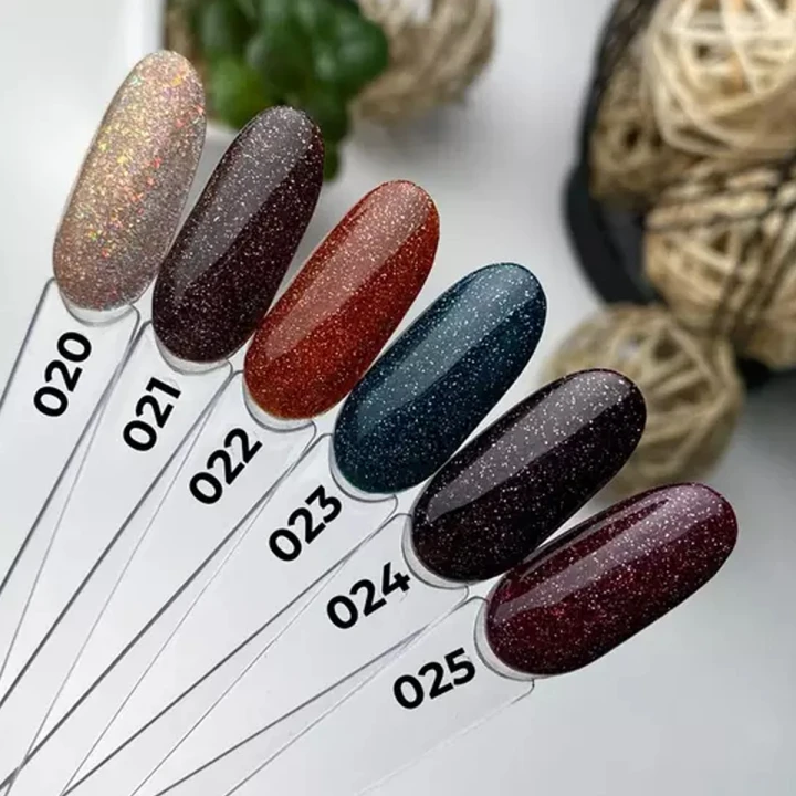 Saga Гель лак Saga Fiery gel світловідбивний 8/9 мл (020 )