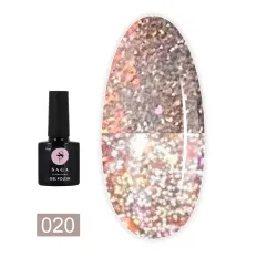 Гель-лак Saga Fiery gel світловідбивний 9/10мл  (020 )