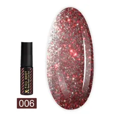 База для гель лака светоотражающая FOX Base Flash Cat Eye 5 мл (006)