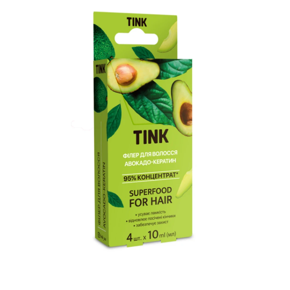 Філер Tink концентрований для волосся Joko Blend Авокадо-Кератин 10мл4шт