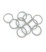Пирсинг для волос 10 штуп (плетенки кольца 18 мм)